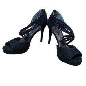 Elegant Black Women's Shoes Touch of Nina Size 8